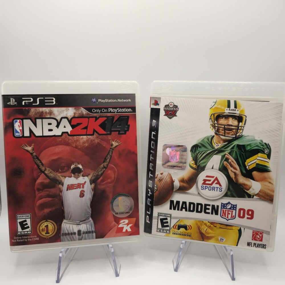 Lot Of 2 PS3 Sports Games; NBA 2K14 & Madden '09